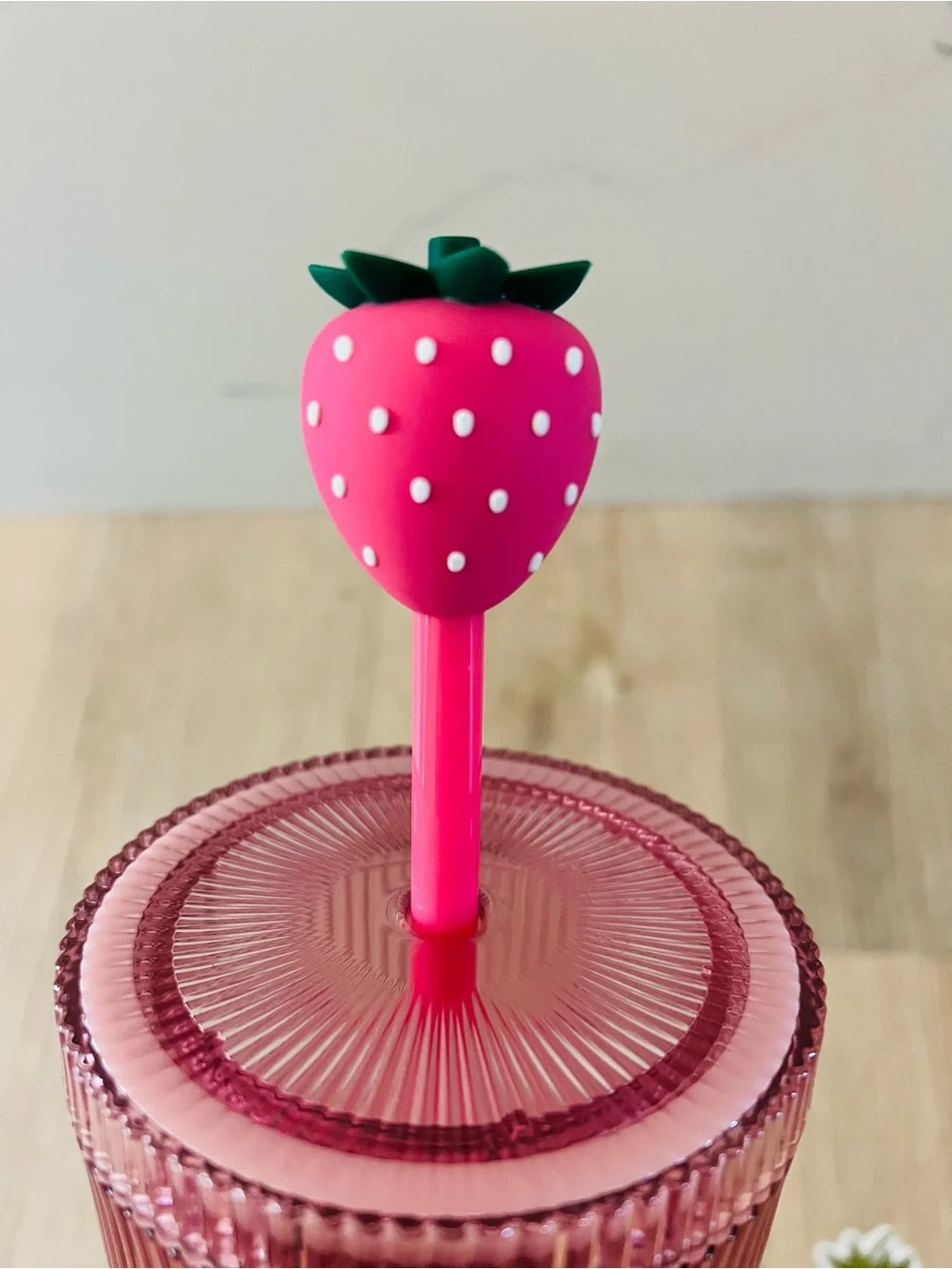 Starbucks Pink Collection Strawberry Cold Cup Tumbler
